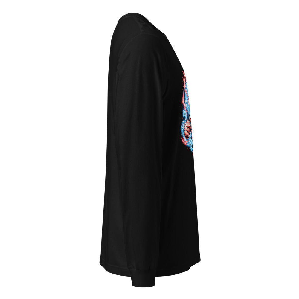 Manga Larga One Piece Luffy Gear 5 Red Lightning - Lateral fantasma
