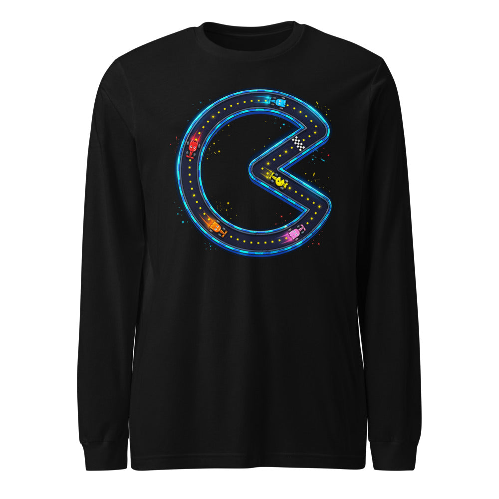 Manga Larga Pac-Man Ghost F1 Racers Neon Track - Frente