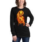 Manga Larga Seven Deadly Sins Escanor Flaming Lion Emblem - Modelo femenina
