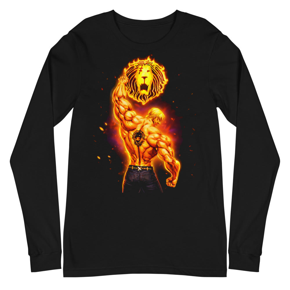 Manga Larga Seven Deadly Sins Escanor Flaming Lion Emblem - Plano