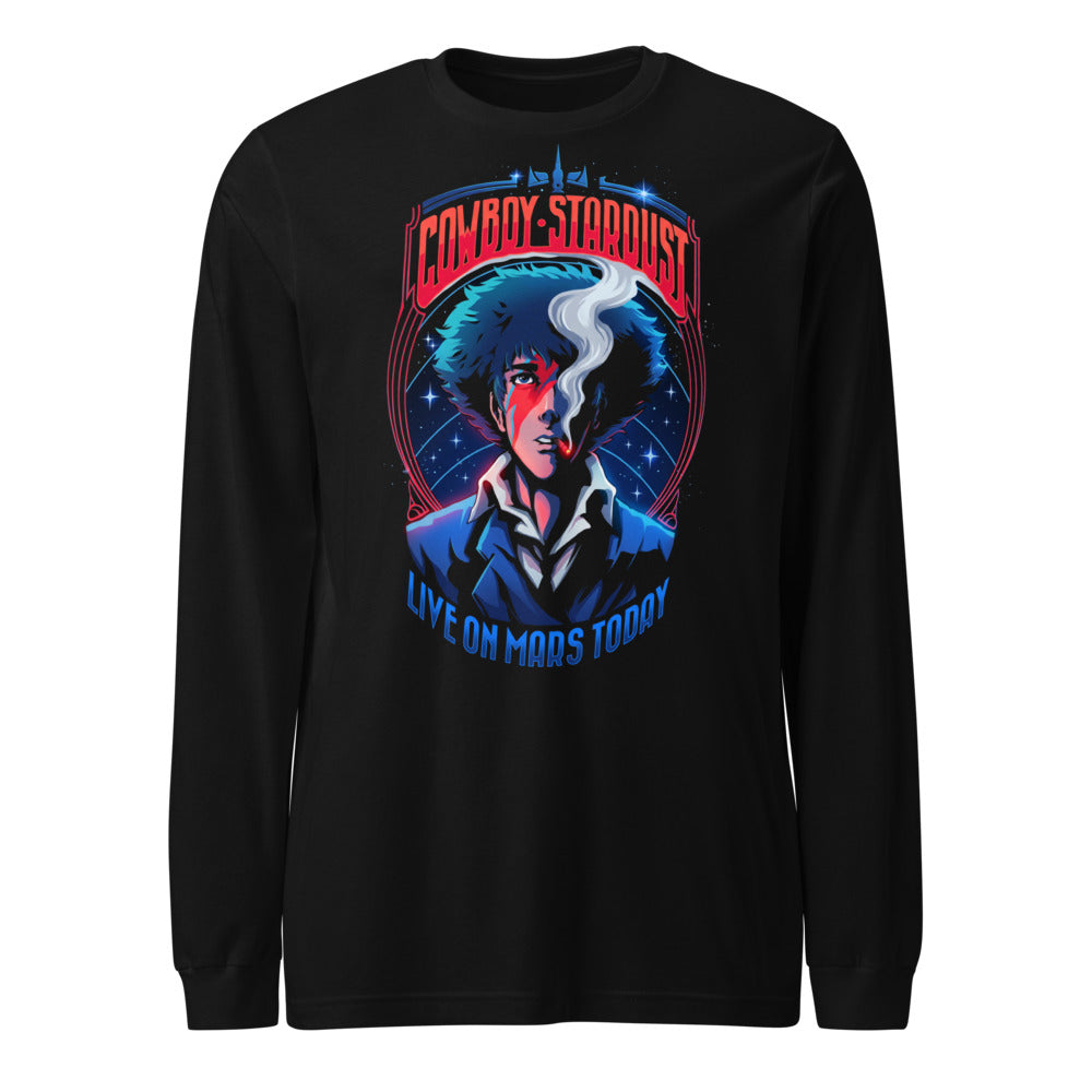Manga Larga Spike Spiegel Cowboy Stardust Live On Mars Today - Frente