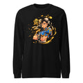 Manga Larga Street Fighter Chun Li Golden Spiked Bracelets - Frente