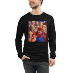 Manga Larga Super Mario Gritty Cast Red Mushroom - Modelo masculino