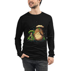 Manga Larga Totoro Chihiro No Face Rain Umbrellas - Modelo masculino