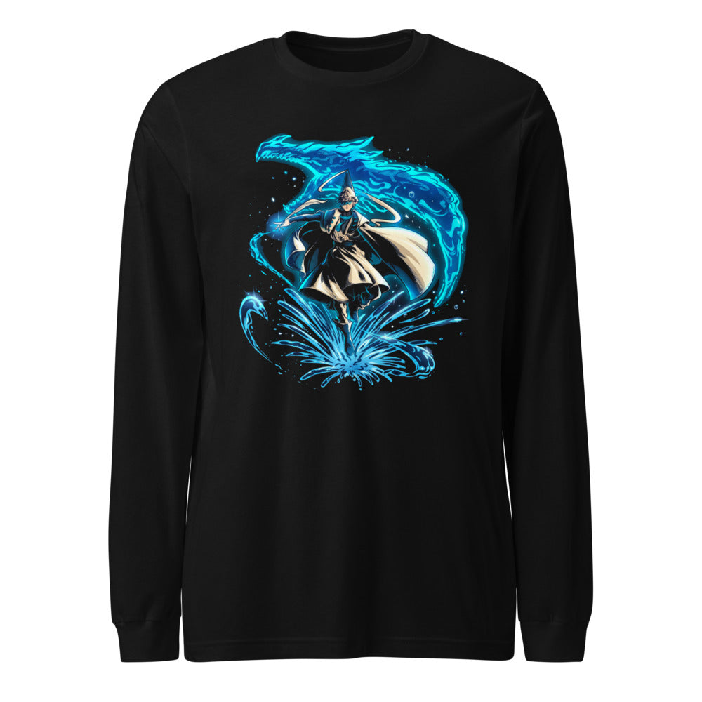 Manga Larga Water Wizard Blue Dragon Splash - Frente