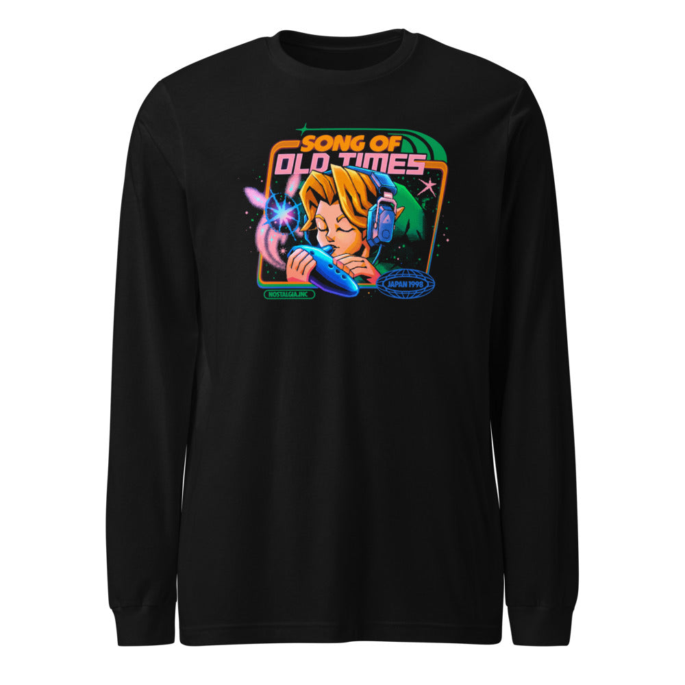 Manga Larga Zelda Link Song Of Old Times - Frente