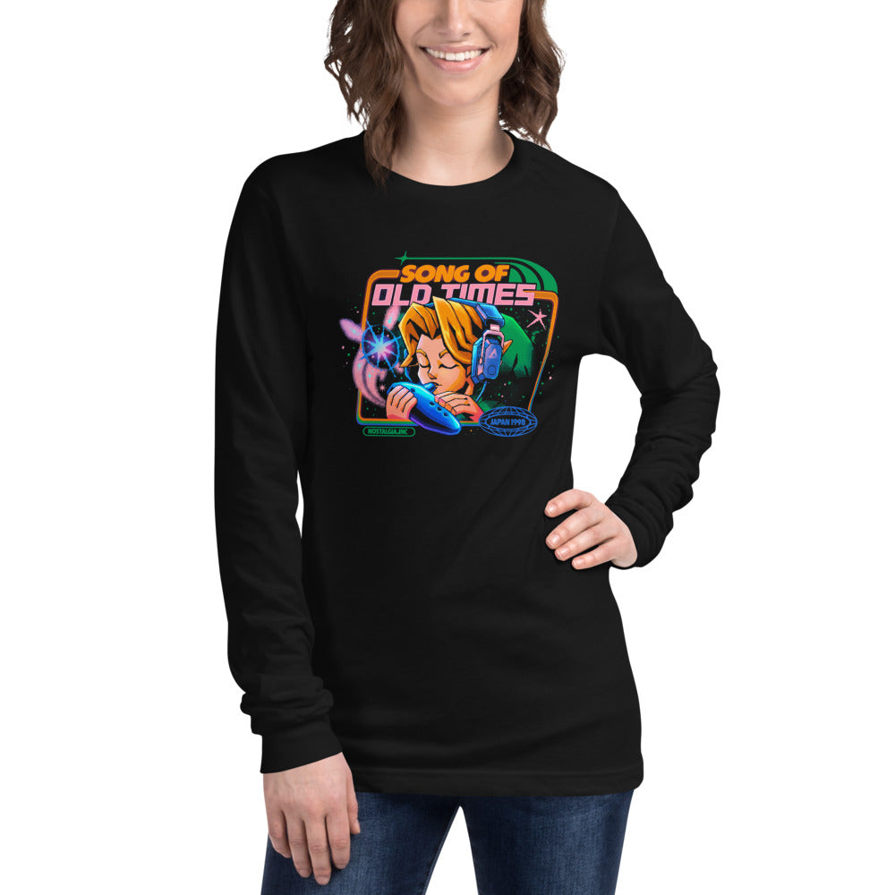 Manga Larga Zelda Link Song Of Old Times - Modelo femenina