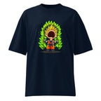 Oversize Goku Super Saiyan Peanuts Scream Green Aura - Frente fantasma