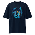 Oversize Sonic Giant Head Gold Rings Lightning - Frente fantasma