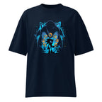Oversize Sonic Giant Head Gold Rings Lightning - Frente fantasma