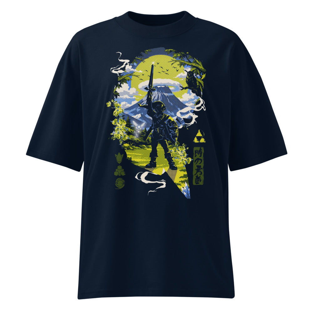Oversize Zelda Link Mountain Japanese The Legend Of Zelda - Frente fantasma