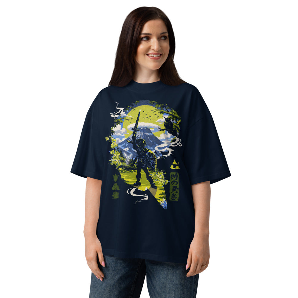 Oversize Zelda Link Mountain Japanese The Legend Of Zelda - Modelo femenina