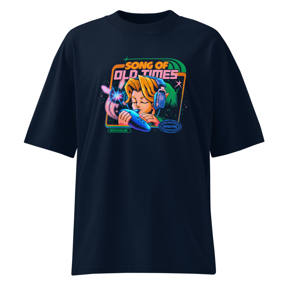 Oversize Zelda Link Song Of Old Times - Frente fantasma