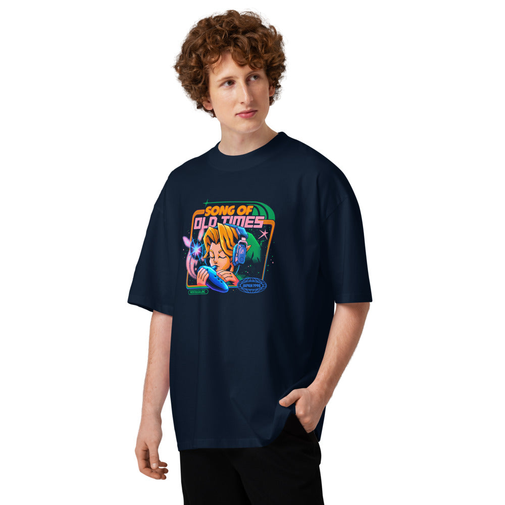Oversize Zelda Link Song Of Old Times - Modelo masculino