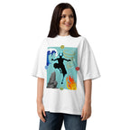 Oversize Avatar Aang Four Elements Silhouette - Modelo femenina