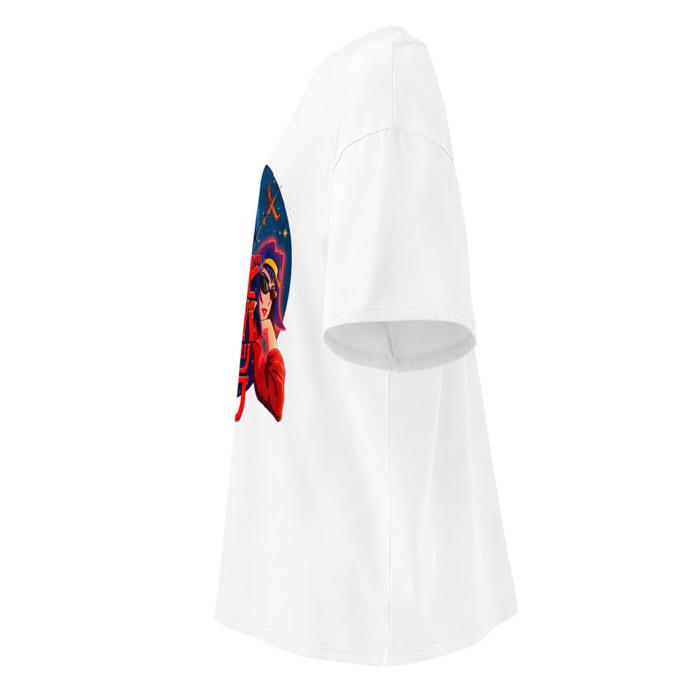 Oversize Cowboy Bebop Spike And Faye Red Katakana - Lateral fantasma