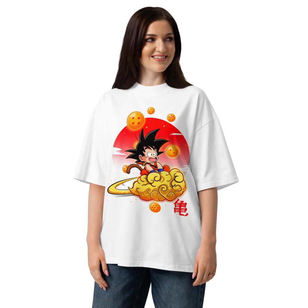 Oversize Dragon Ball Kid Goku Flying Nimbus - Modelo femenina