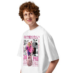 Oversize Dragon Ball Tao Pai Pai Manga Panels Aloha - Modelo masculino lateral