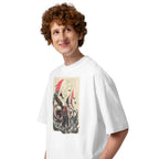 Oversize Great Wave Sephiroth Final Fantasy - Modelo masculino lateral
