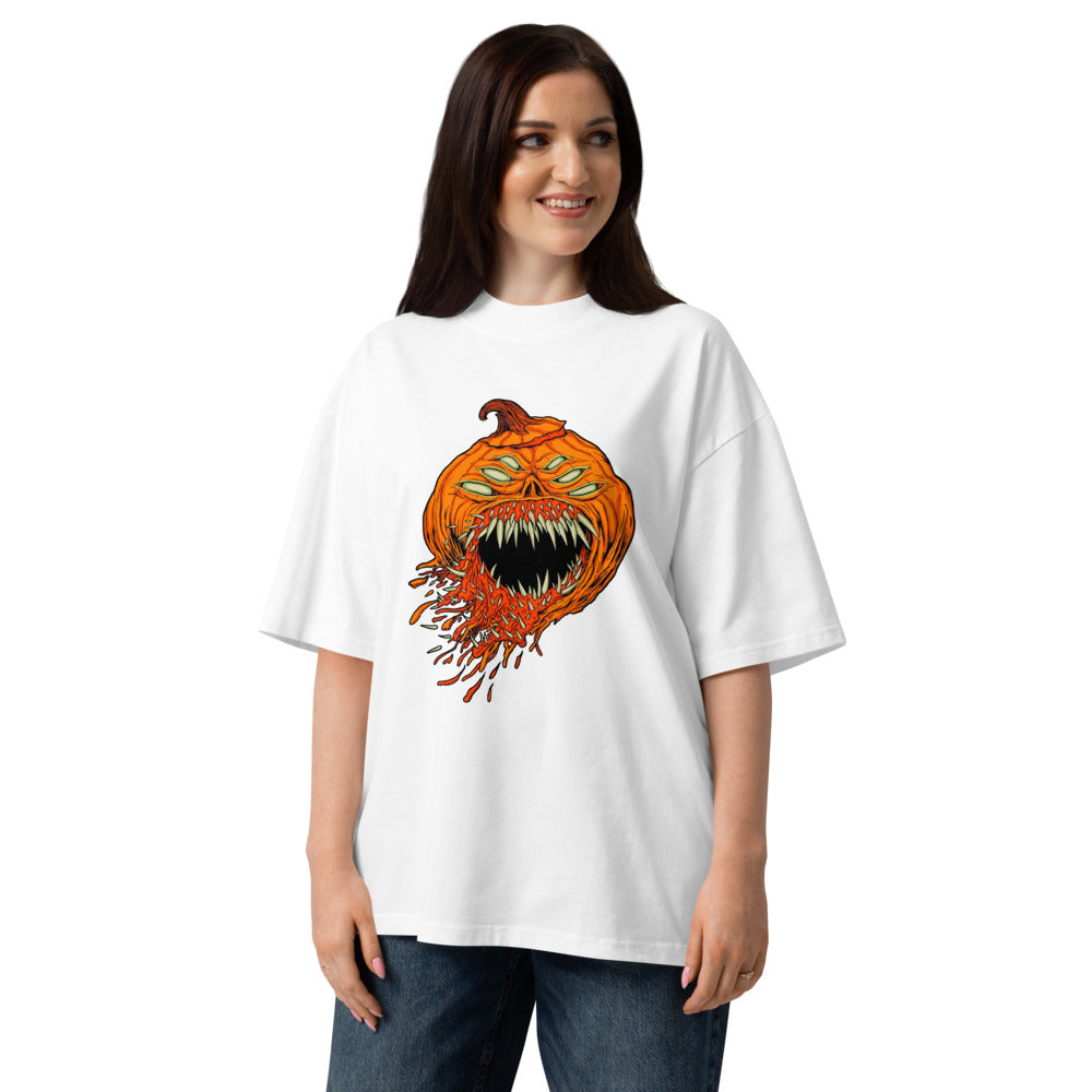 Oversize Halloween Pumpkin Monster Four Eyes - Modelo femenina