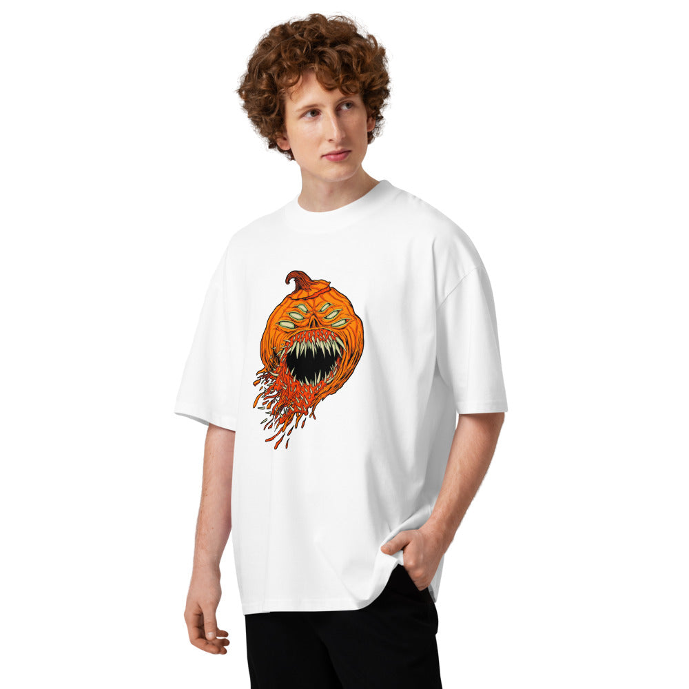 Oversize Halloween Pumpkin Monster Four Eyes - Modelo masculino
