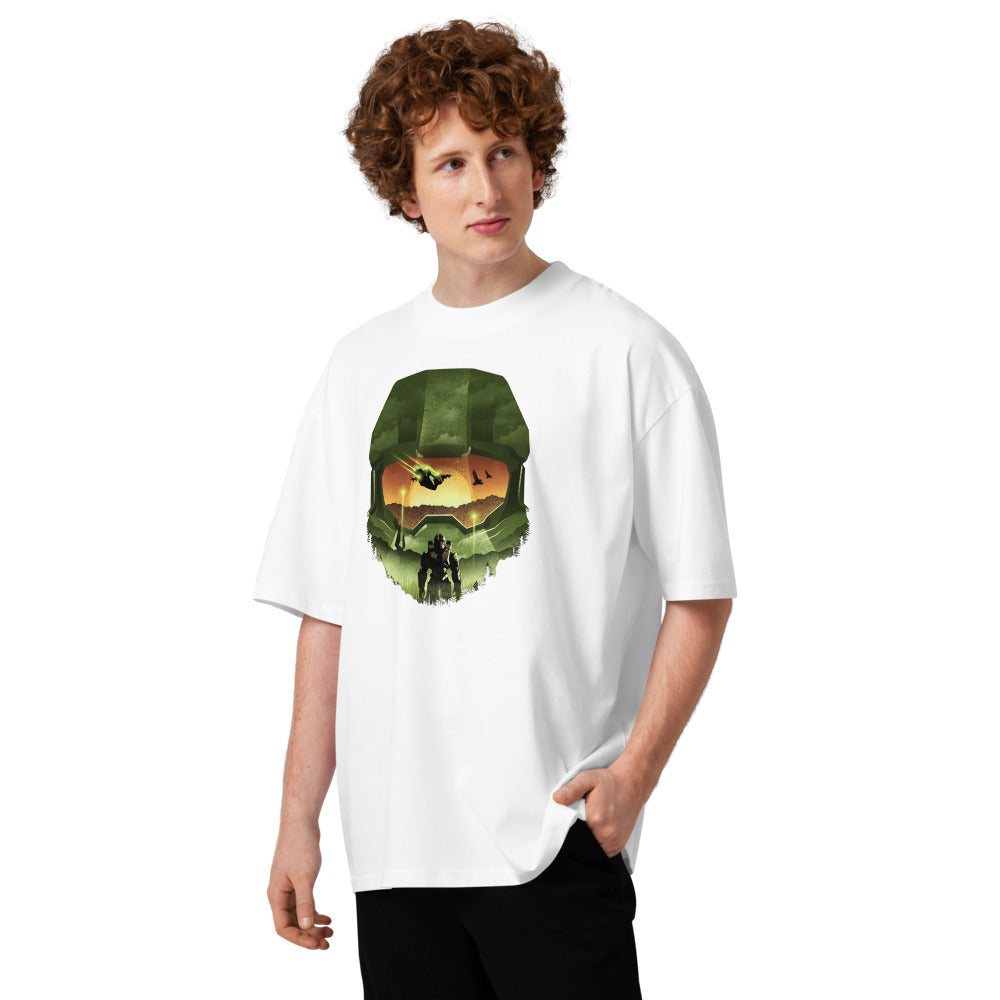 Oversize Halo Infinite Microsoft - Modelo masculino