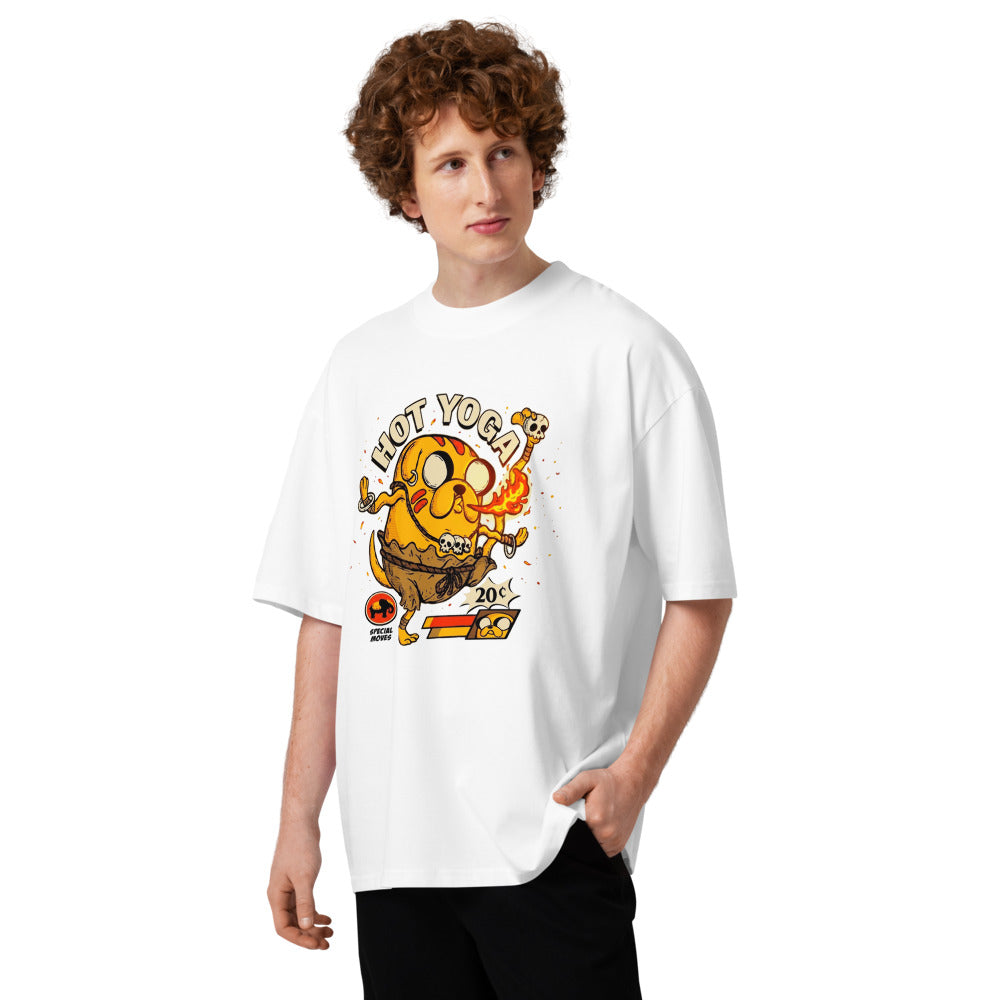Oversize Jake Adventure Time Hot Yoga Dhalsim - Modelo masculino