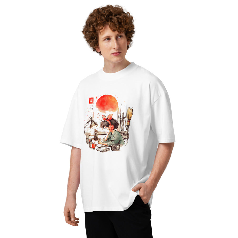 Oversize Kiki Quiet Melody Lofi Headphones Jiji - Modelo masculino
