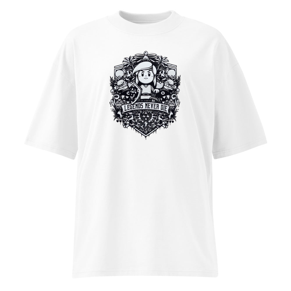 Oversize Legends Never Die Nintendo - Frente fantasma