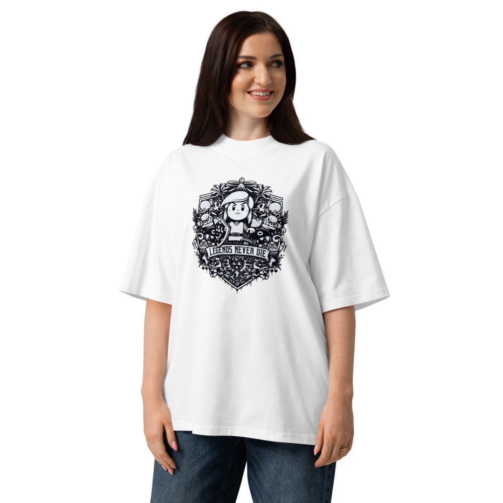 Oversize Legends Never Die Nintendo - Modelo femenina