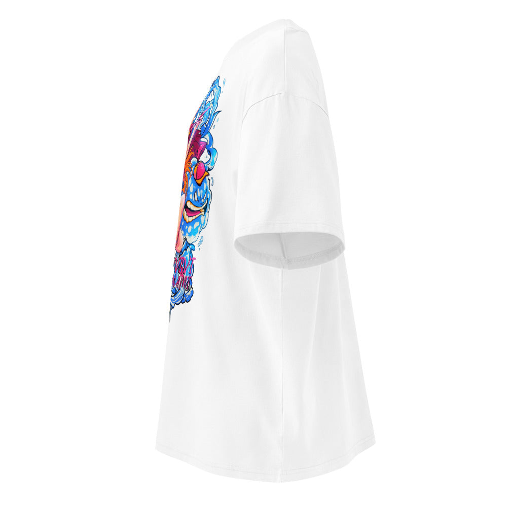 Oversize One Piece Nami Vivi Water Splash - Lateral fantasma