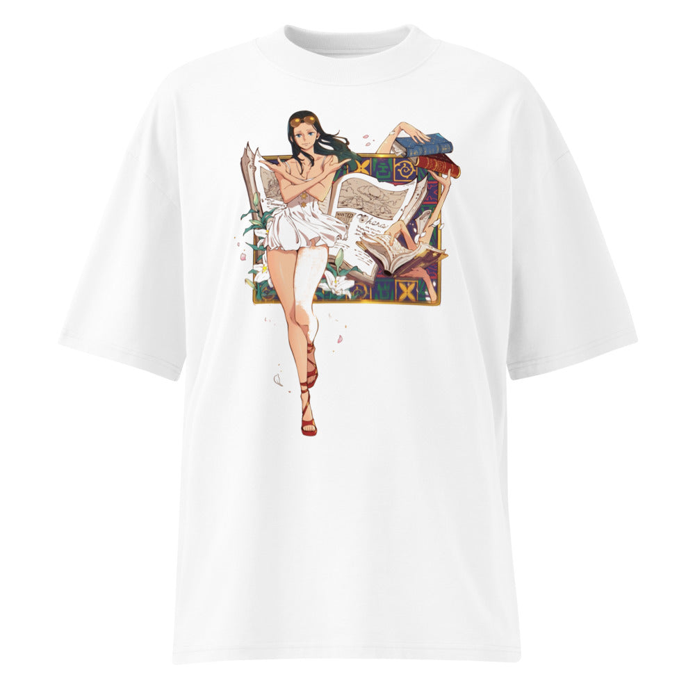 Oversize One Piece Nico Robin Ohara Books - Frente fantasma