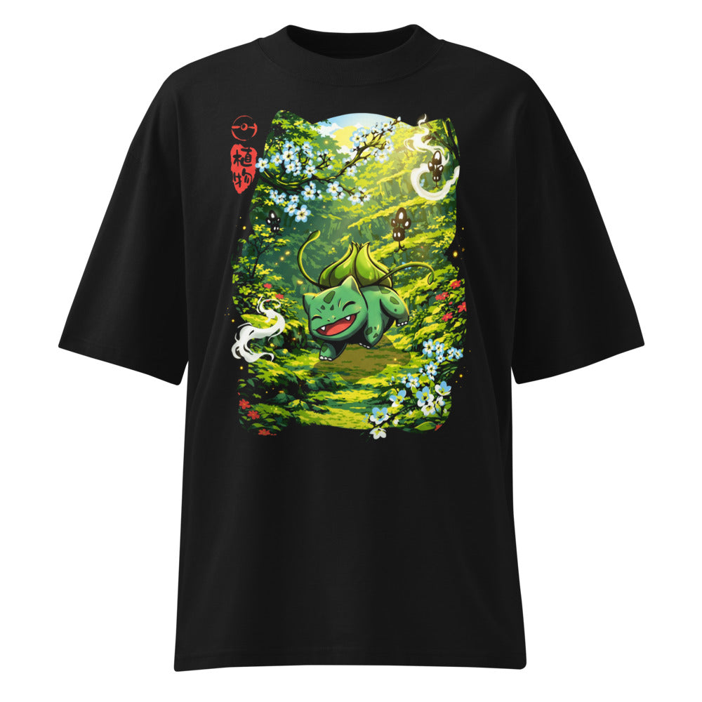 Oversize Bulbasaur Sunlit Blossom Forest - Frente fantasma