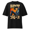 Oversize Cowboy Bebop Spike Spiegel Katakana Blues - Frente fantasma