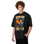 Oversize Cowboy Bebop Spike Spiegel Katakana Blues - Modelo masculino
