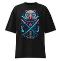 Oversize Demon Slayer Inosuke Boar Mask Blue Flames - Frente fantasma