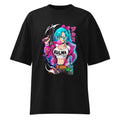 Oversize Dragon Ball Bulma Neon Bubble Gum Jacket - Frente fantasma