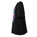 Oversize Dragon Ball Bulma Neon Bubble Gum Jacket - Lateral fantasma