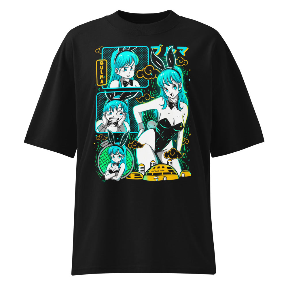 Oversize Dragon Ball Bulma Neon Panels Dragon Radar - Frente fantasma