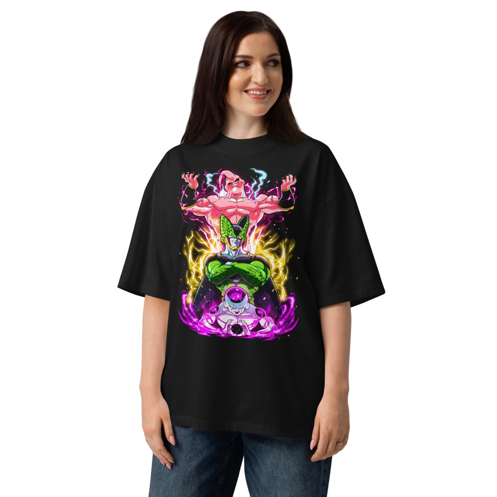 Oversize Dragon Ball Frieza Cell Buu Lightning Auras - Modelo femenina