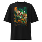 Oversize Dragon Ball Goku Vs Broly Green Aura - Frente fantasma