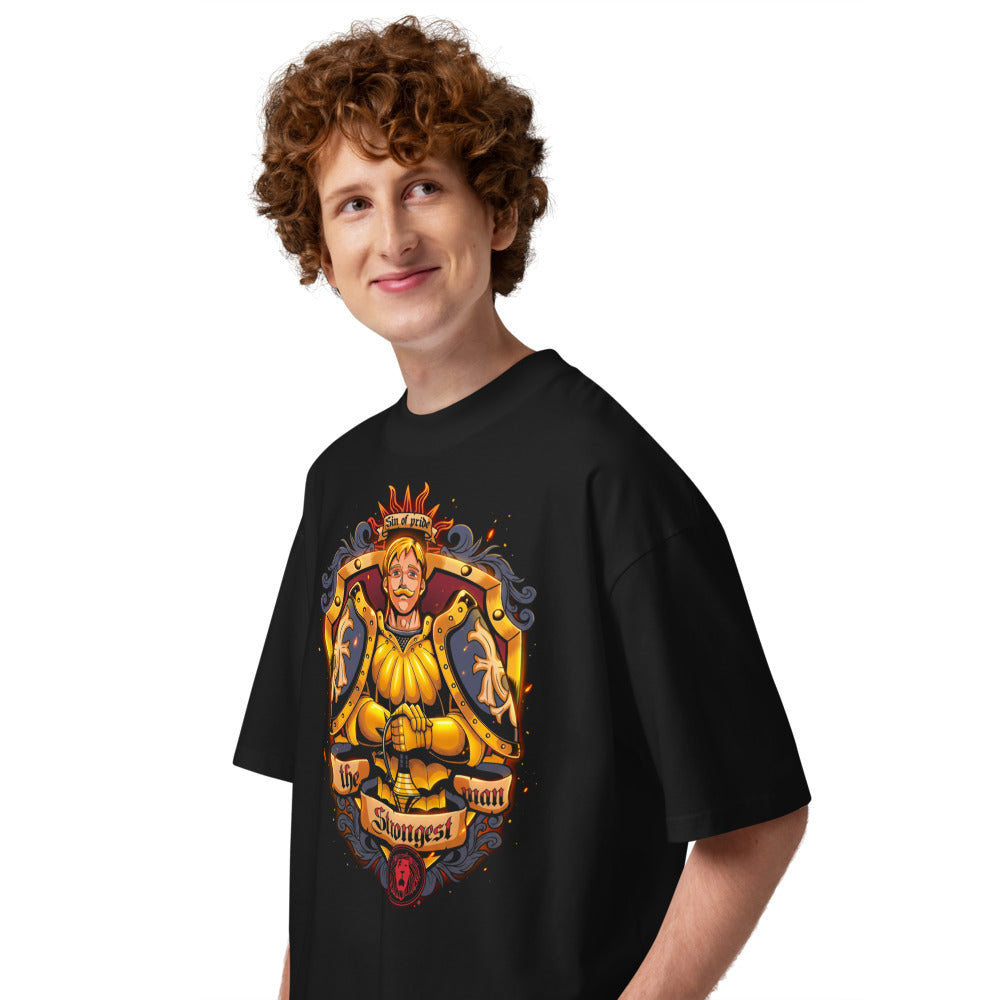 Oversize Escanor Sin of Pride The Strongest Man - Modelo masculino lateral