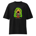 Oversize Goku Super Saiyan Peanuts Scream Green Aura - Frente fantasma