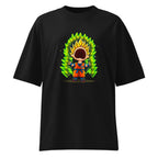 Oversize Goku Super Saiyan Peanuts Scream Green Aura - Frente fantasma
