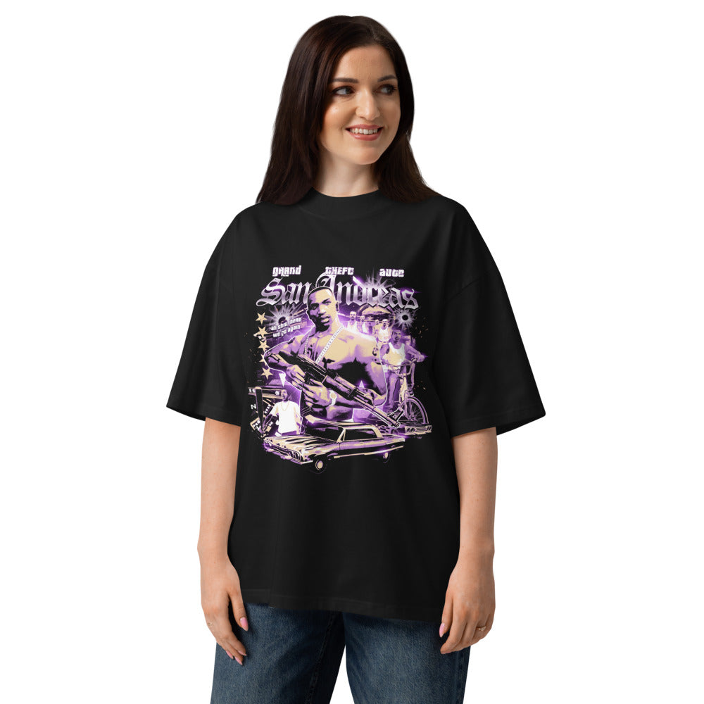 Oversize GTA San Andreas Graffiti Lowrider - Modelo femenina