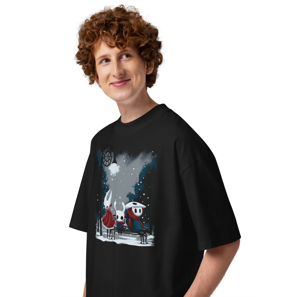 Oversize Hollow Snow - Modelo masculino lateral