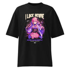 Oversize I Like Anime More Than People - Frente fantasma