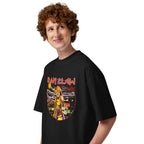Oversize Iron Claw Balrog Street Fighter Night Street - Modelo masculino lateral