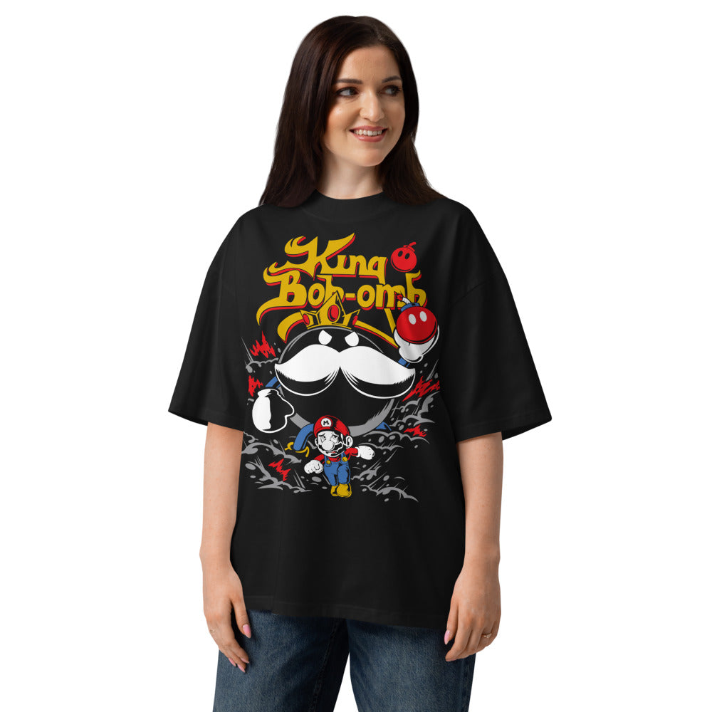 Oversize King of Bob-omb Mario Bros - Modelo femenina