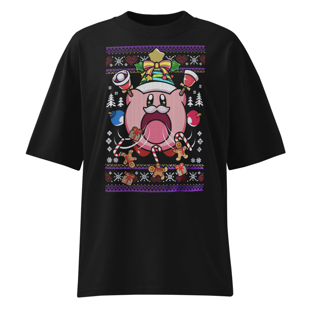 Oversize Kirby Christmas - Frente fantasma